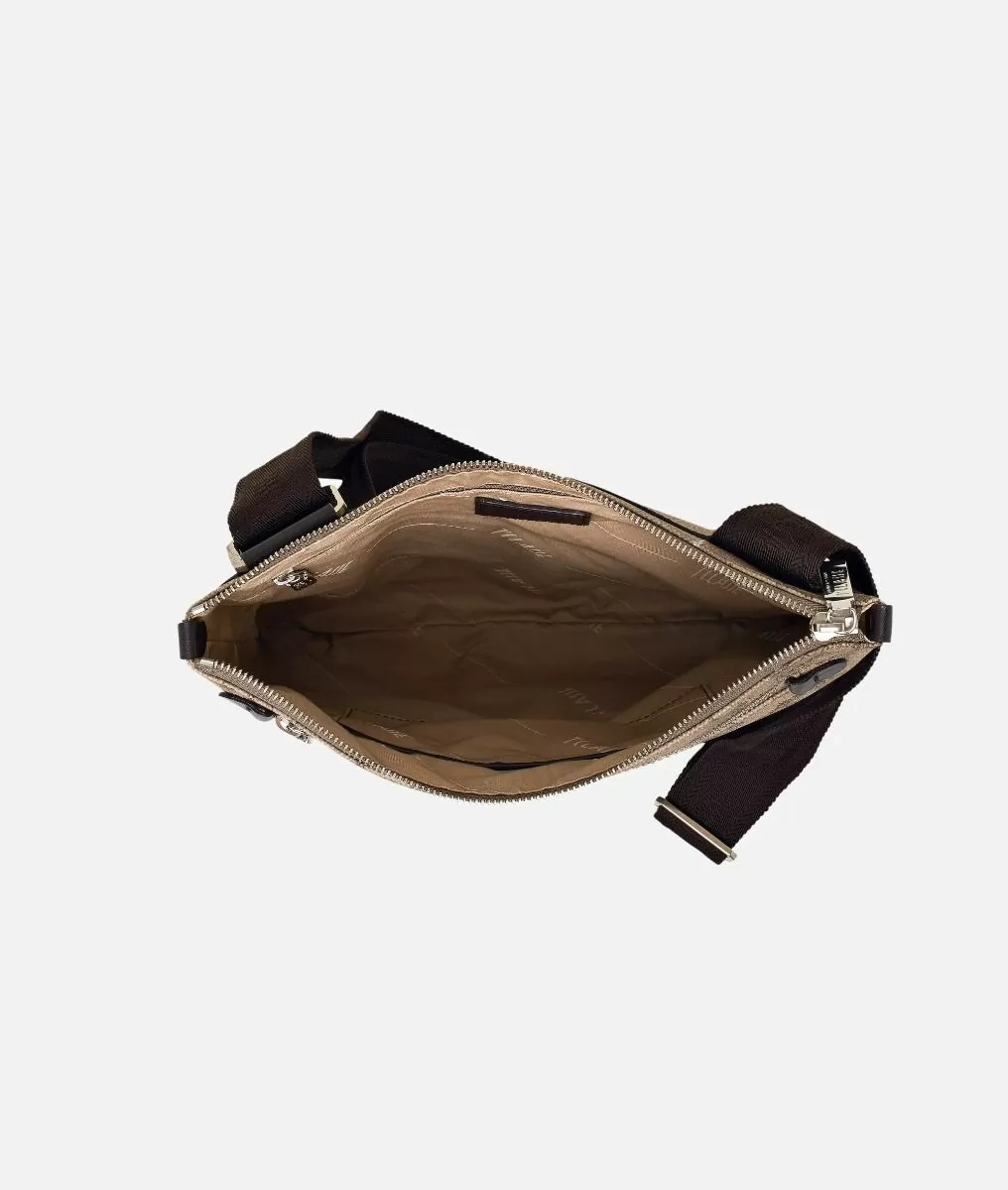 Alviero martini 1a classe Geo Tortora Bandoliera grande Outlet