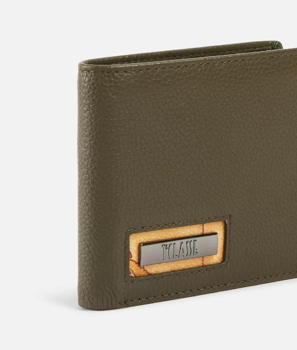 Alviero martini 1a classe Beta Leather portafoglio piccolo Verde Militare Vendita Calda