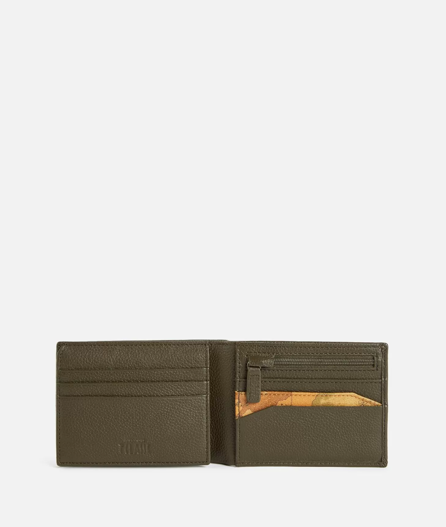 Alviero martini 1a classe Beta Leather portafoglio medio Verde Militare Vendita Economica