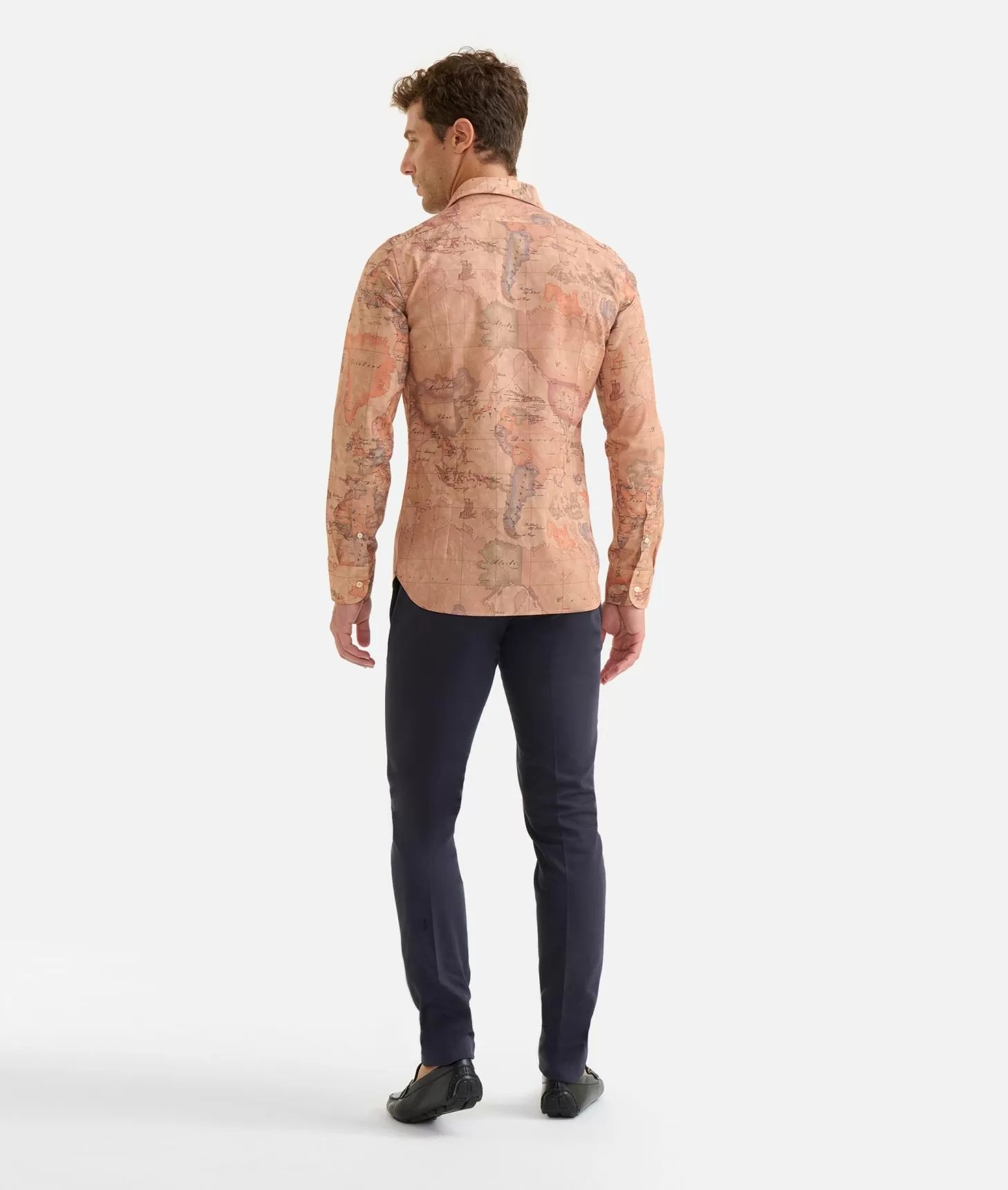 Alviero martini 1a classe Camicia slim con stampa Geo Classic Online