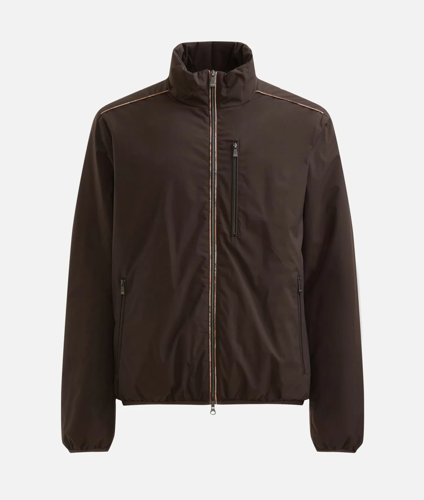 Alviero martini 1a classe Bomber con dettagli Geo Classic Cioccolato In Vendita