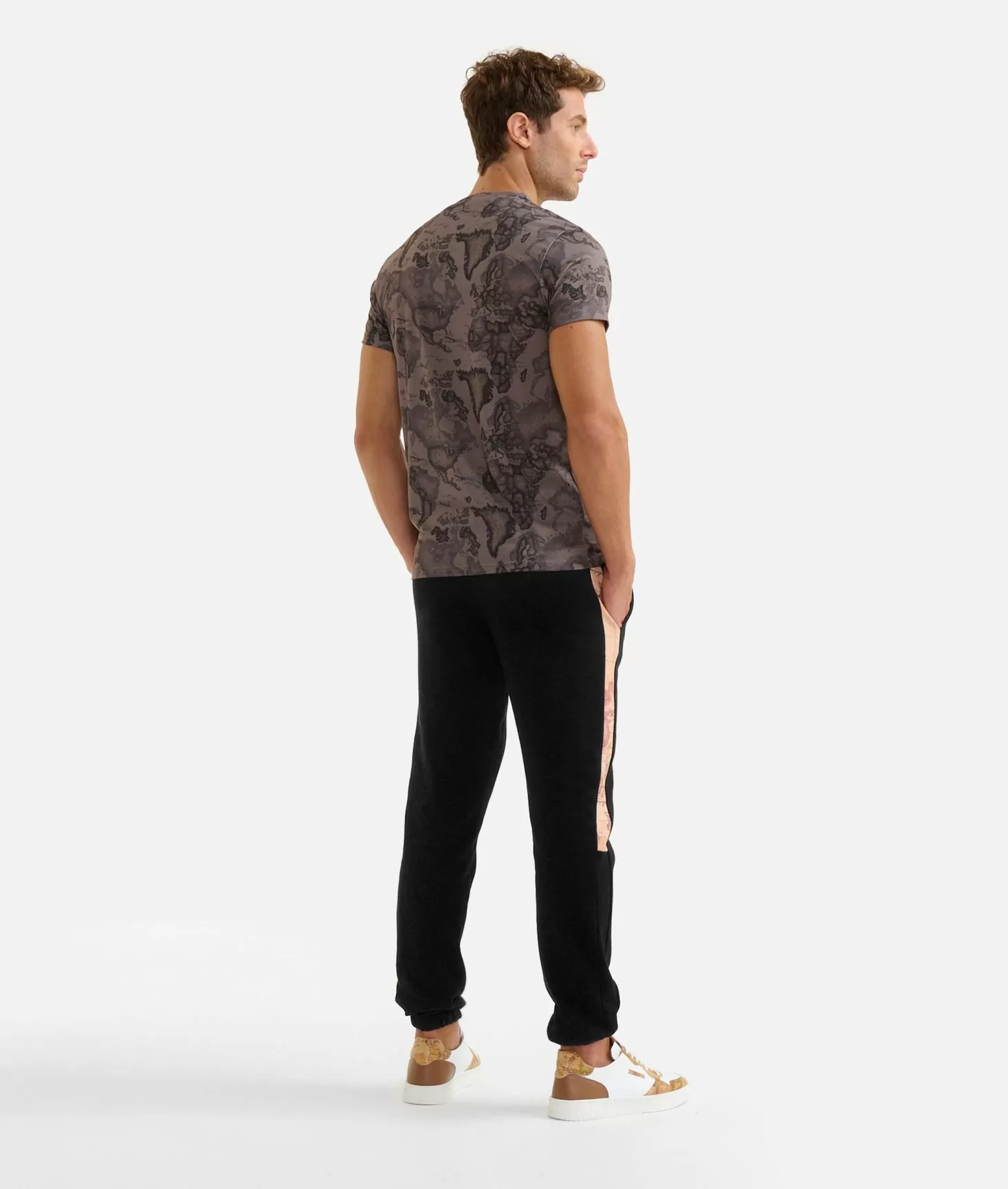 Alviero martini 1a classe T-shirt stampa Geo Military Verde In Linea