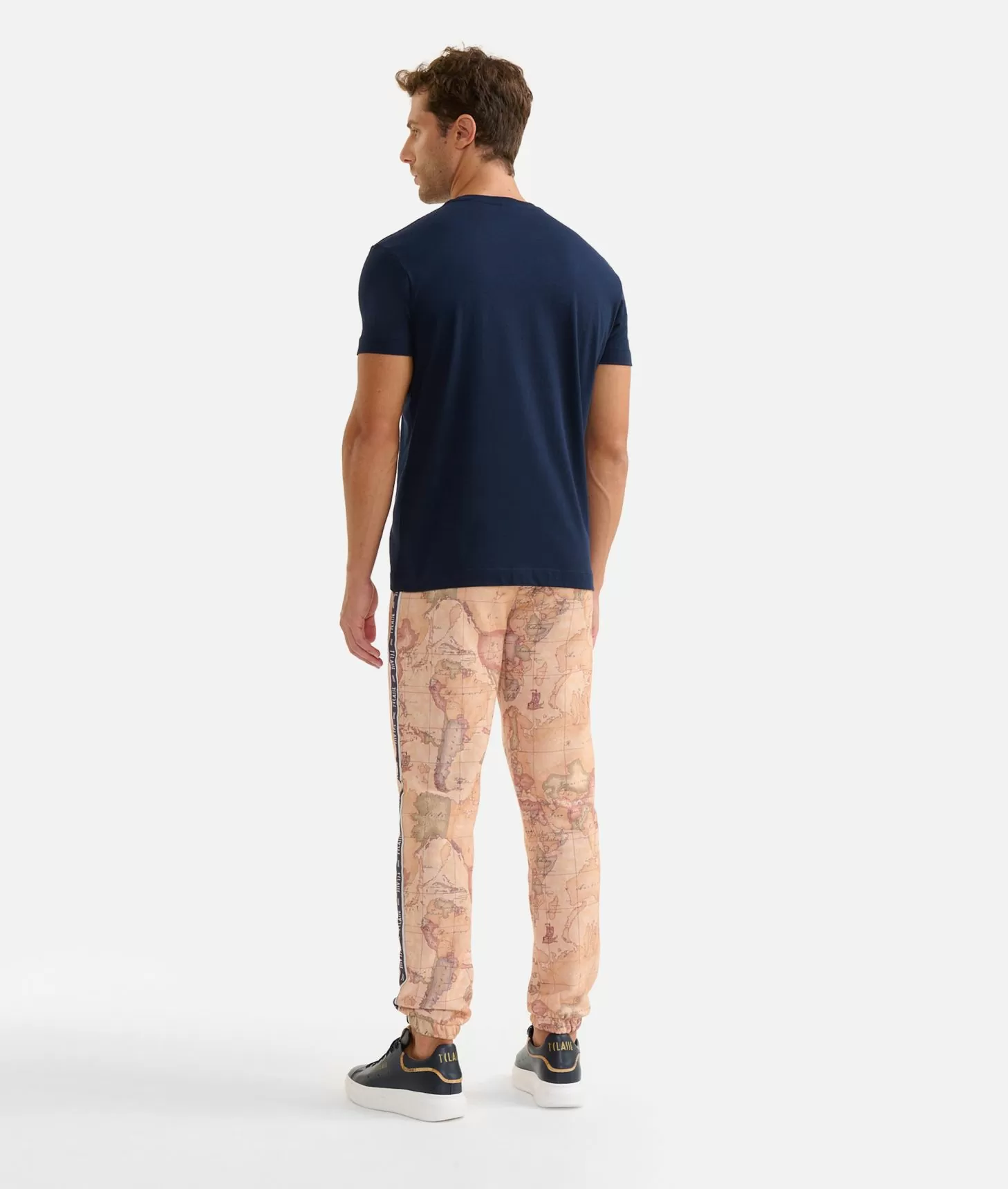 Alviero martini 1a classe T-shirt in cotone con logo 1ᴬ Classe Essentia Blu Navy Vendita