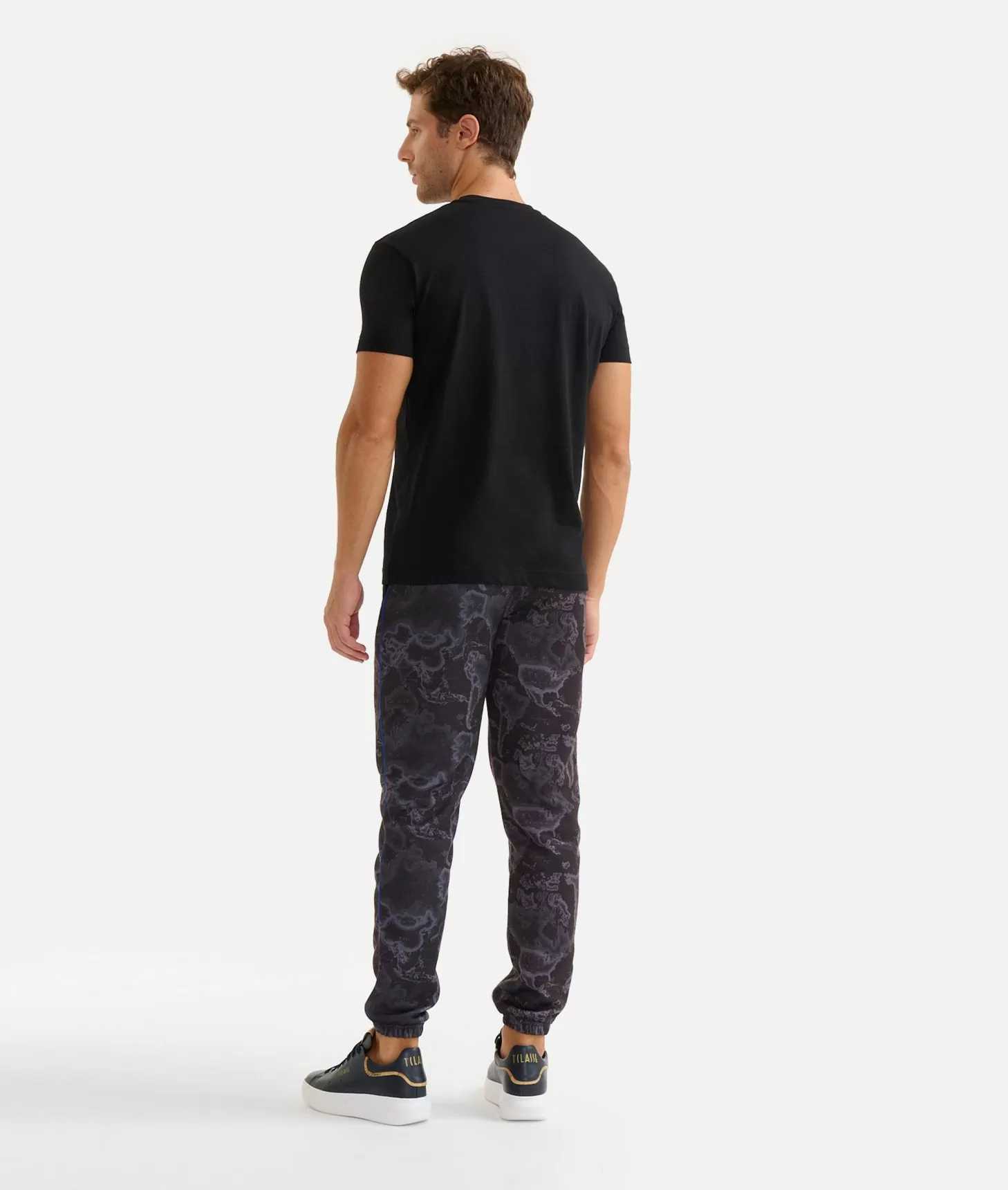 Alviero martini 1a classe T-shirt in cotone con logo 1ᴬ Classe Essentia Nera Pezzi Unici