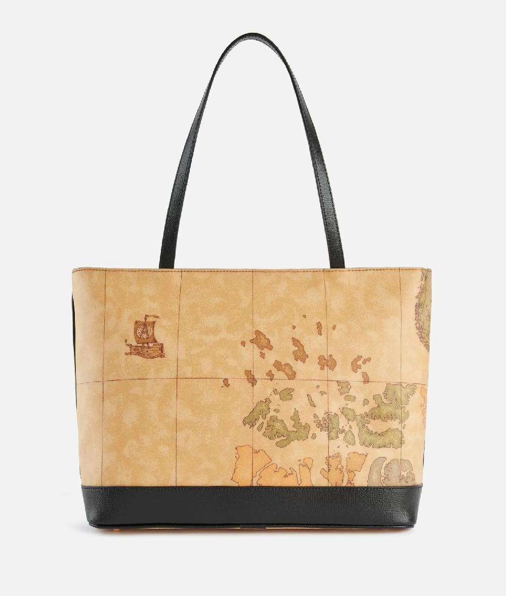 Alviero martini 1a classe 3D Geo borsa shopping Nera Qualità
