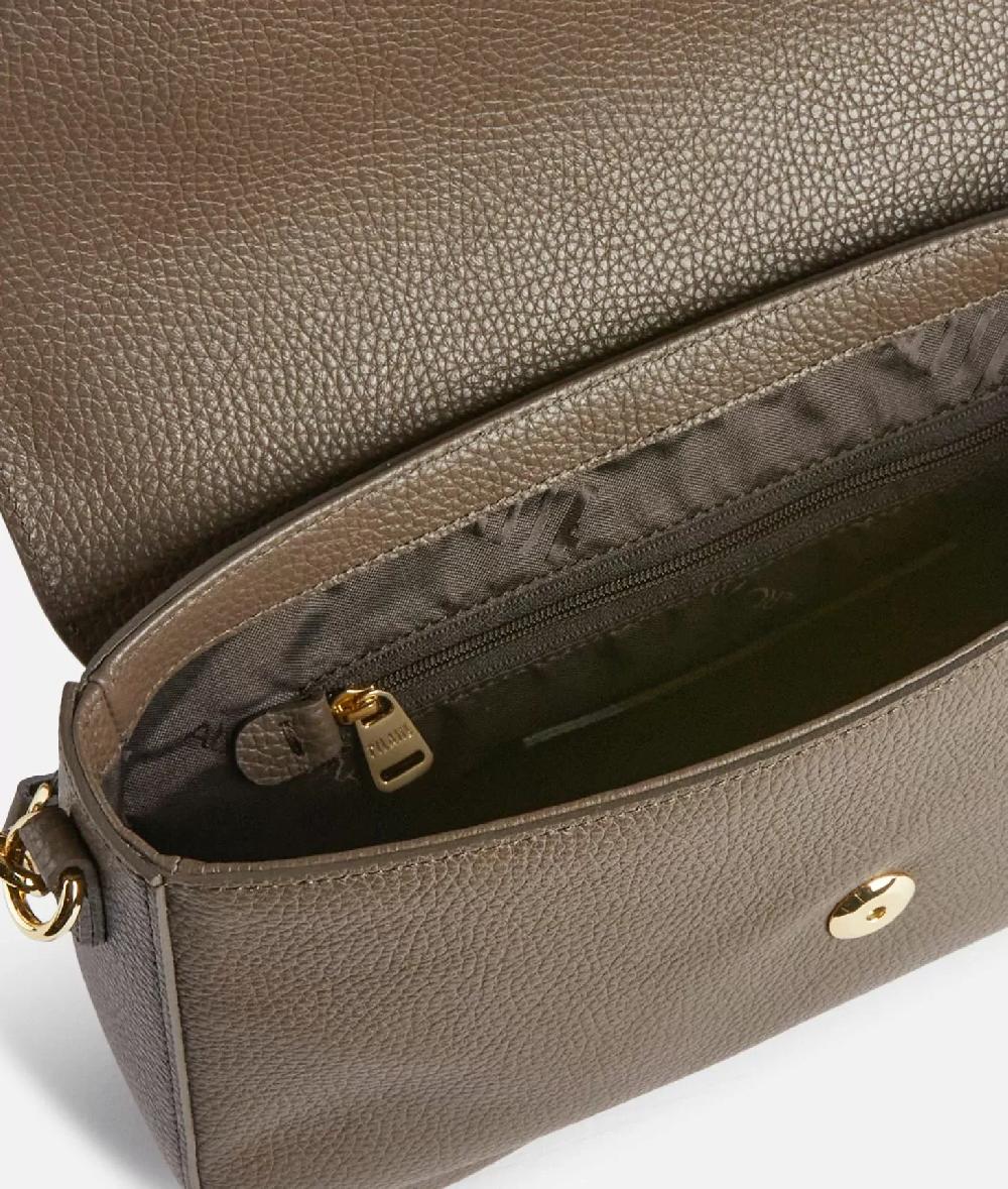 Alviero martini 1a classe Inspiring Bag tracolla con patta Taupe Scuro Sconto