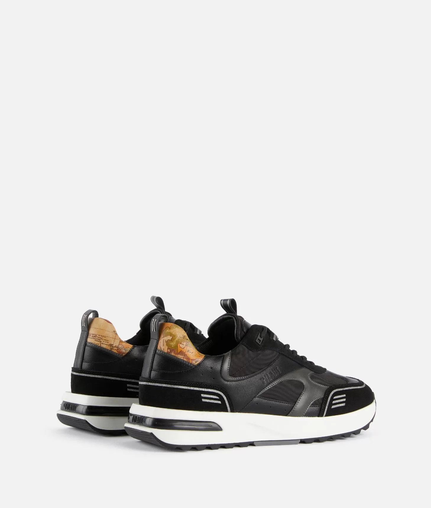 Alviero martini 1a classe Geo Road Abu Dhabi sneakers in nylon ed eco nappa Nere Hotsell