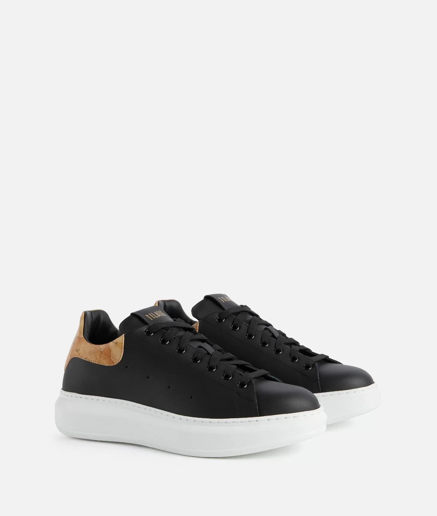 Alviero martini 1a classe Sneakers in pelle liscia Nere In Saldo