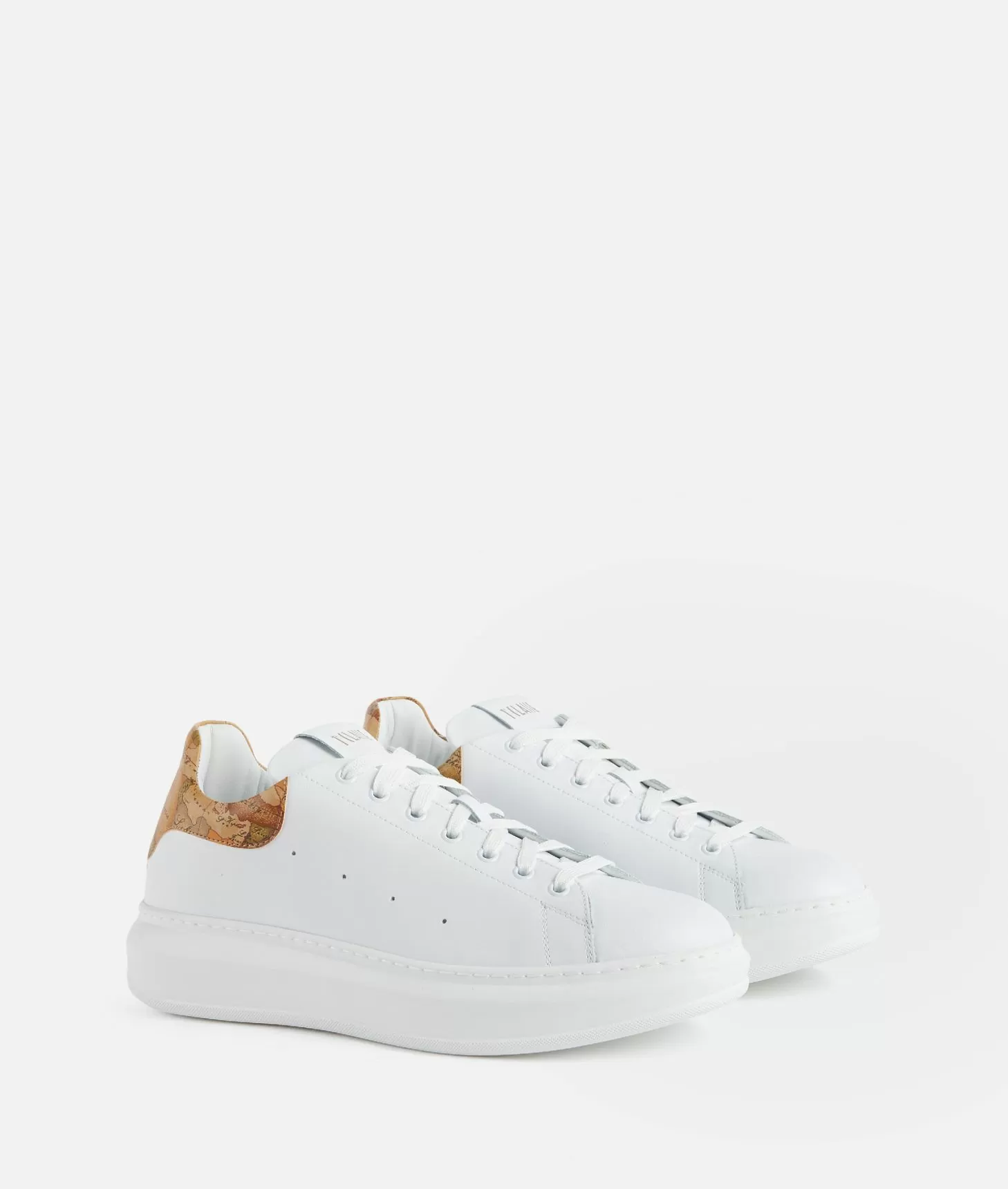 Alviero martini 1a classe Sneakers in pelle liscia Bianche Nuovo