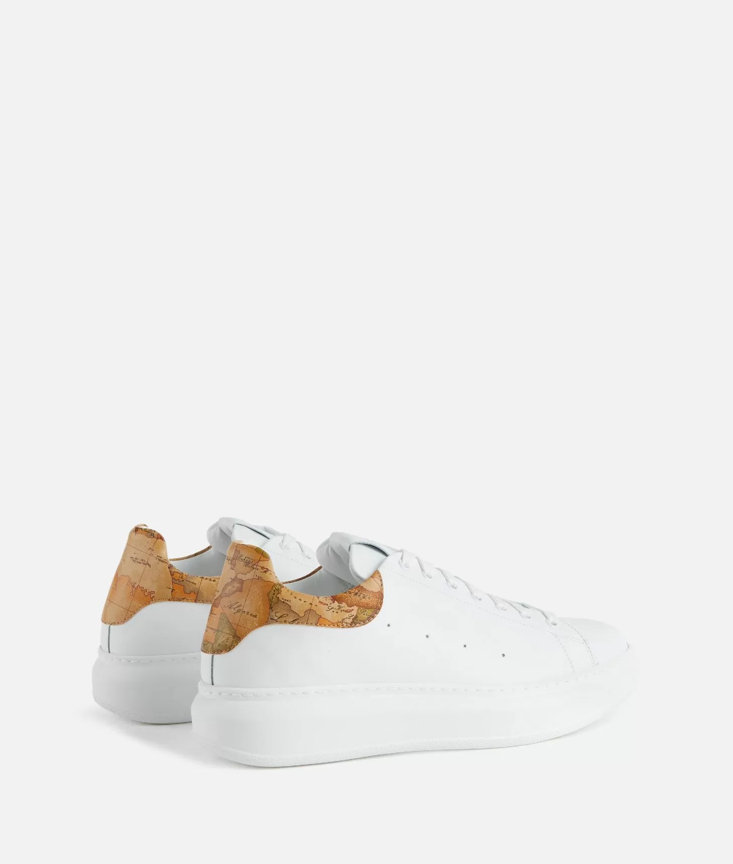 Alviero martini 1a classe Sneakers in pelle liscia Bianche Nuovo