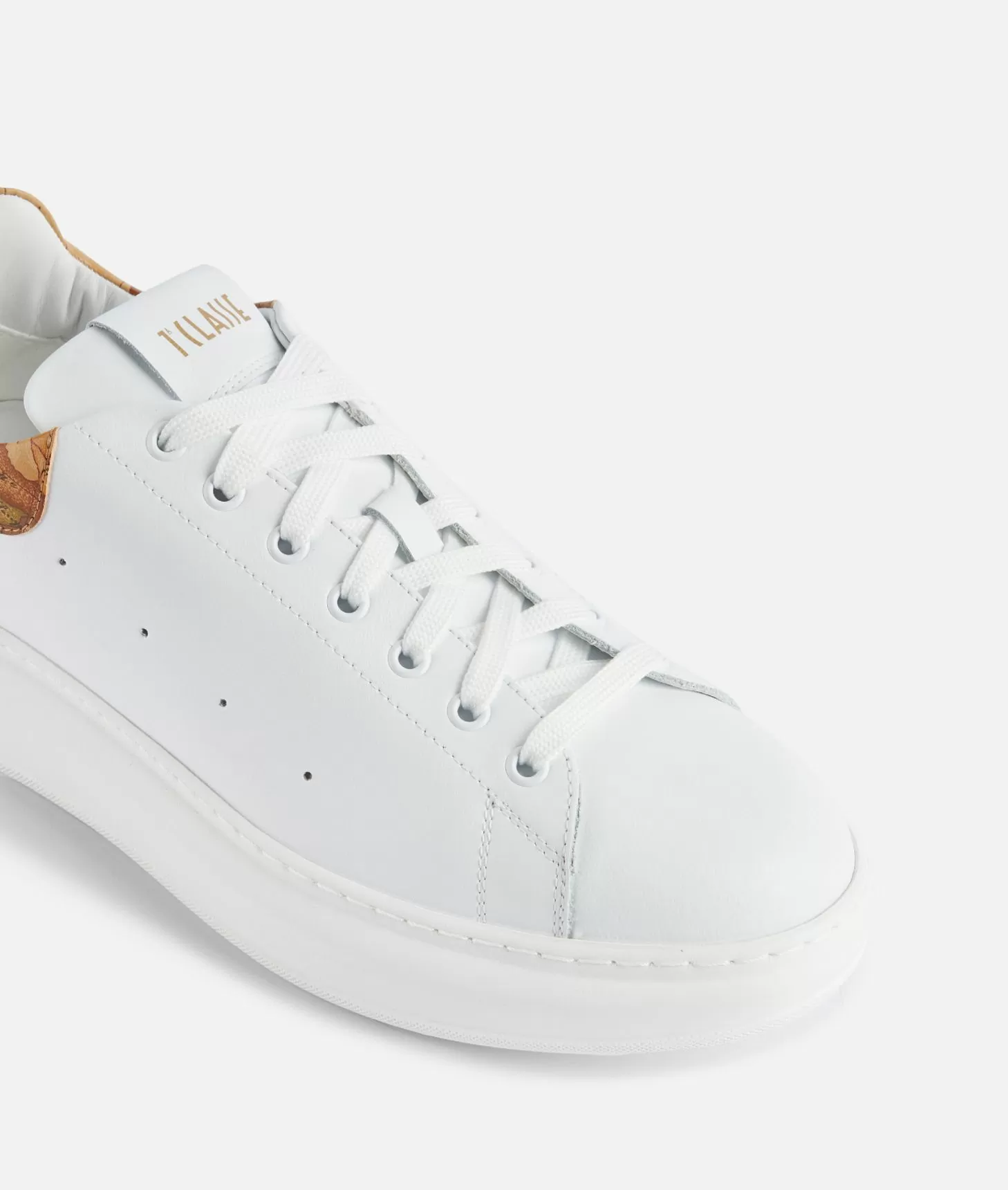 Alviero martini 1a classe Sneakers in pelle liscia Bianche Nuovo