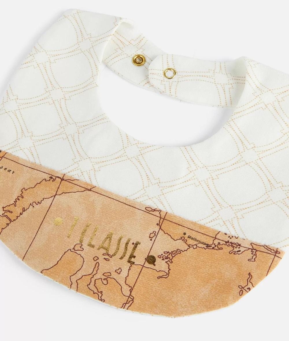 Alviero martini 1a classe Bavaglino in cotone con loghi 1C e inserto Geo Classic Naturale Online