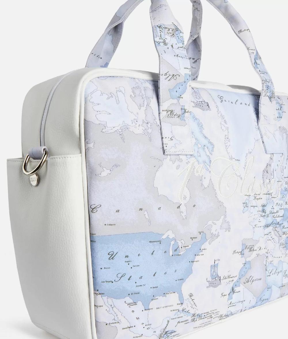 Alviero martini 1a classe Borsa per il cambio Geo Lord Azzurro Vendita Calda