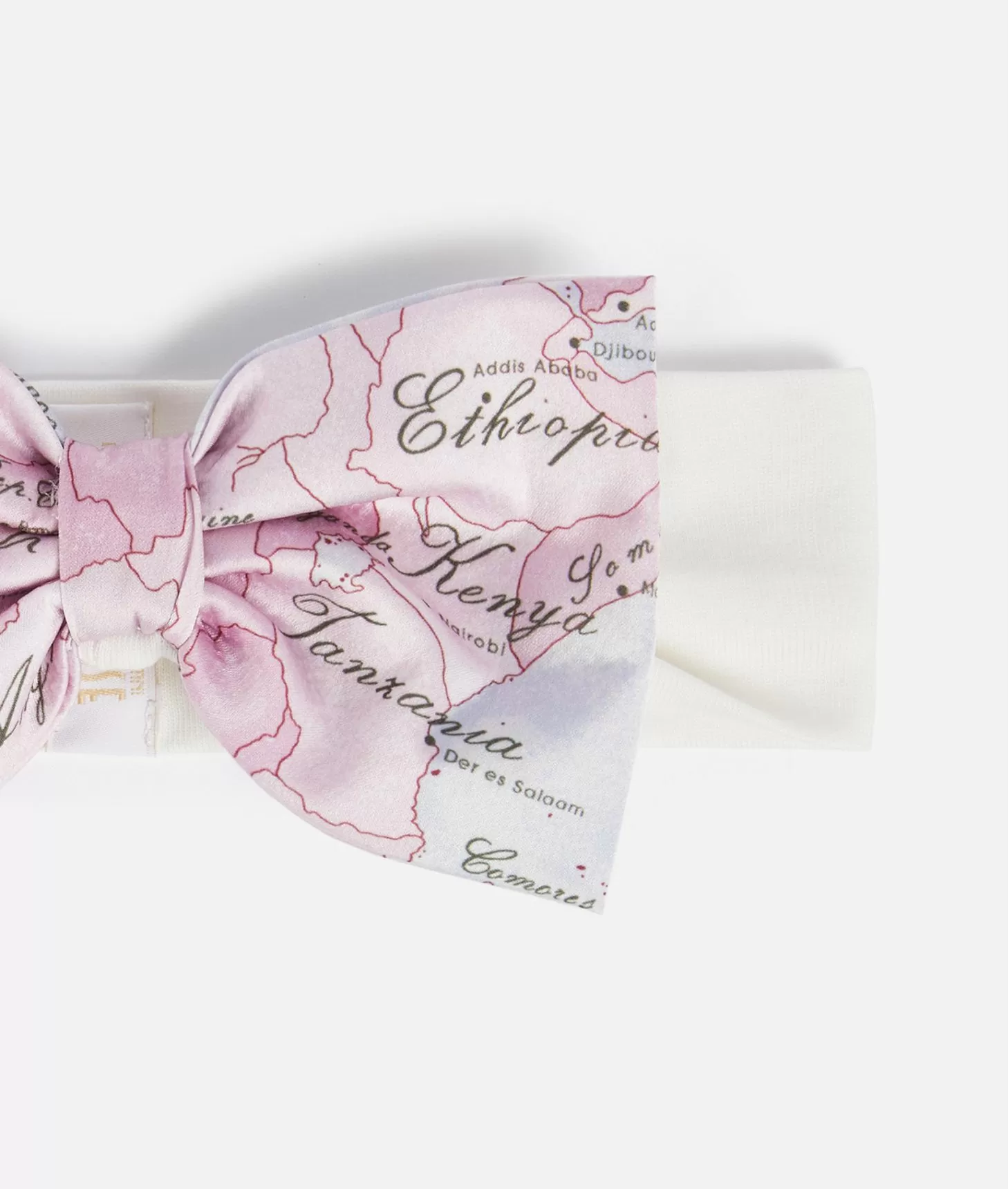Alviero martini 1a classe Fascia per capelli con fiocco Geo Lady Rosa Nuova