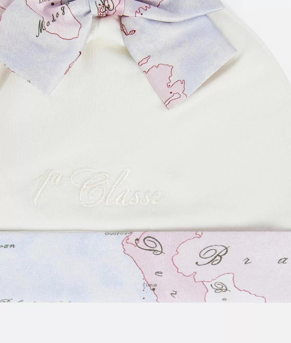 Alviero martini 1a classe Cappellino in cotone con fiocco Geo Lady Rosa 2025