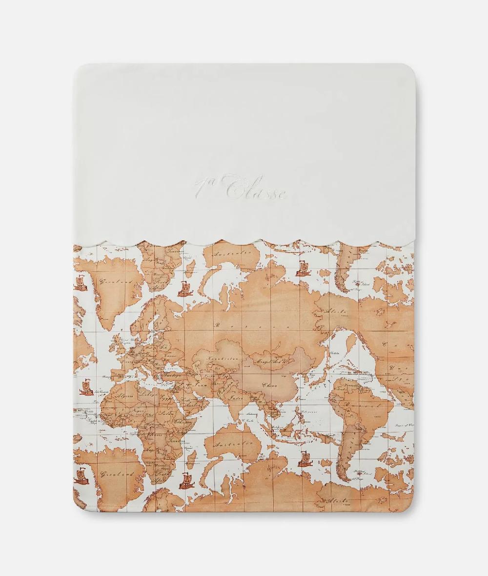 Alviero martini 1a classe Copertina con mappa Geo Classic Panna Nuovo