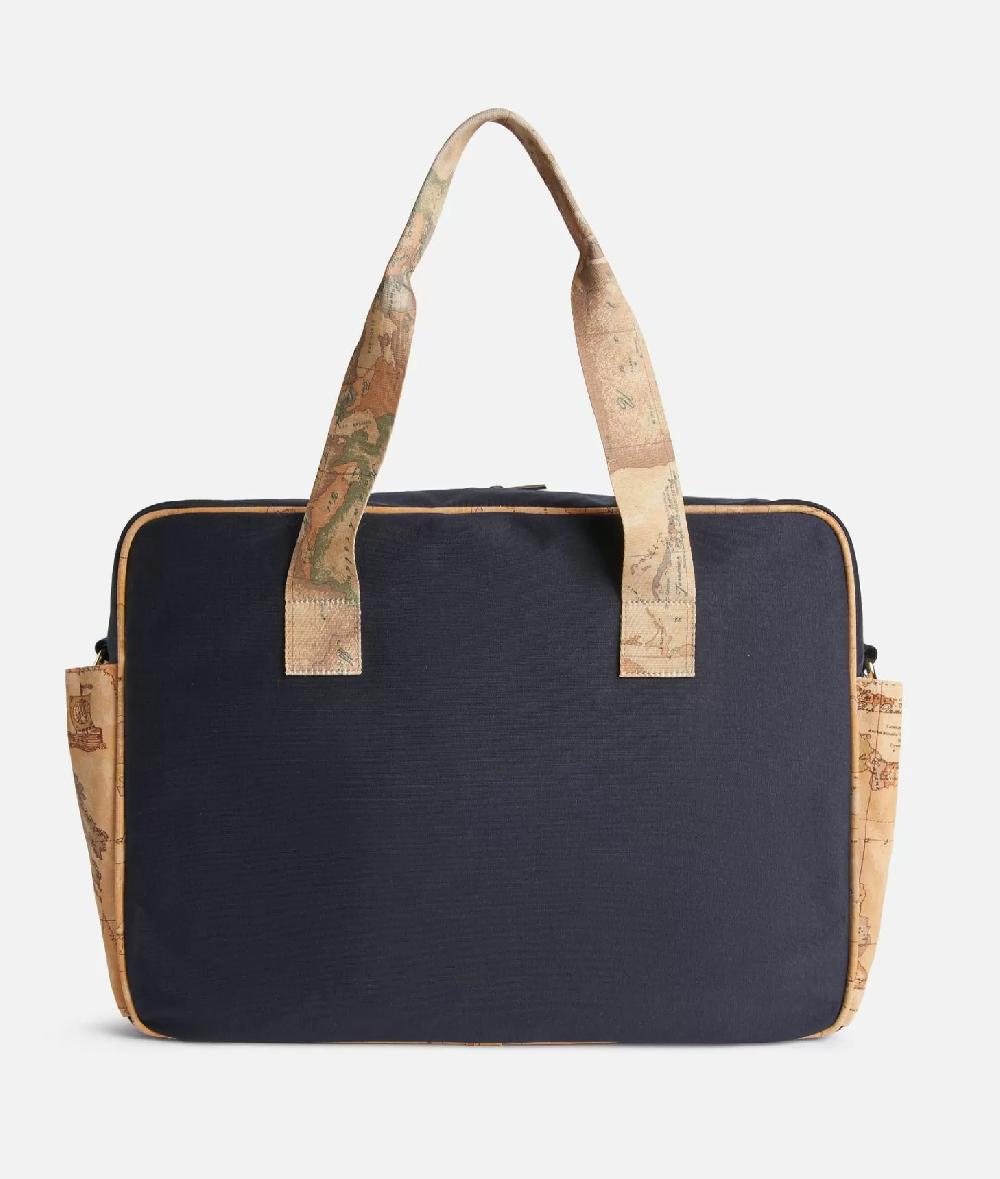 Alviero martini 1a classe Borsa per il cambio Geo Puzzle Blu Promozione
