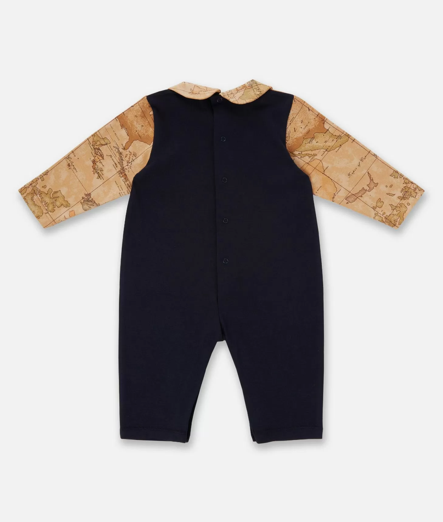 Alviero martini 1a classe Tutina in cotone senza piedini Geo Puzzle Blu Soddisfazione Garantita