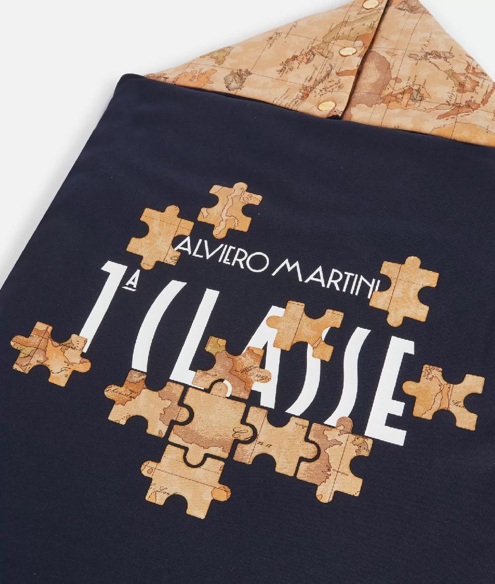 Alviero martini 1a classe Sacco nanna Geo Puzzle Blu Negozi Online