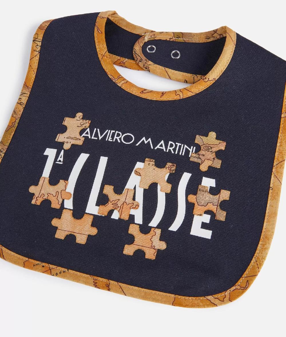 Alviero martini 1a classe Bavaglino in cotone Geo Puzzle Blu Acquista Ora