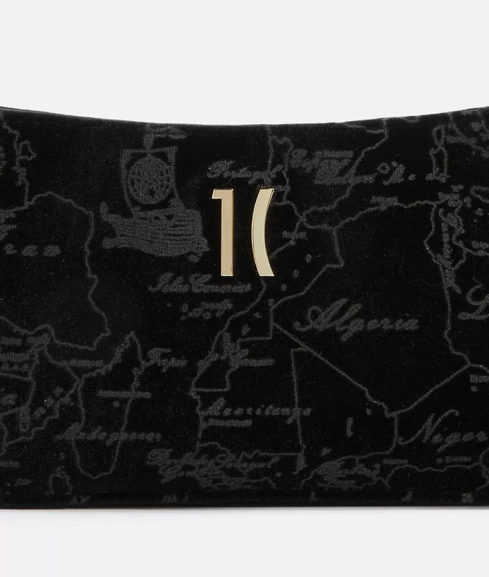 Alviero martini 1a classe Moments Bag pochette con tracolla e catena Nero Novità
