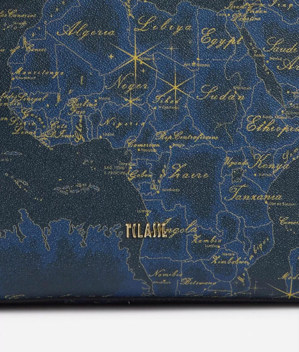 Alviero martini 1a classe Geo Midnight borsa a mano con tracolla Blu Notte 2025