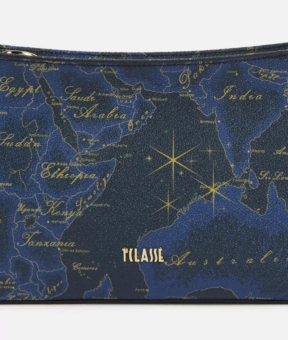 Alviero martini 1a classe Geo Midnight sottospalla con tracolla Blu Notte Italy