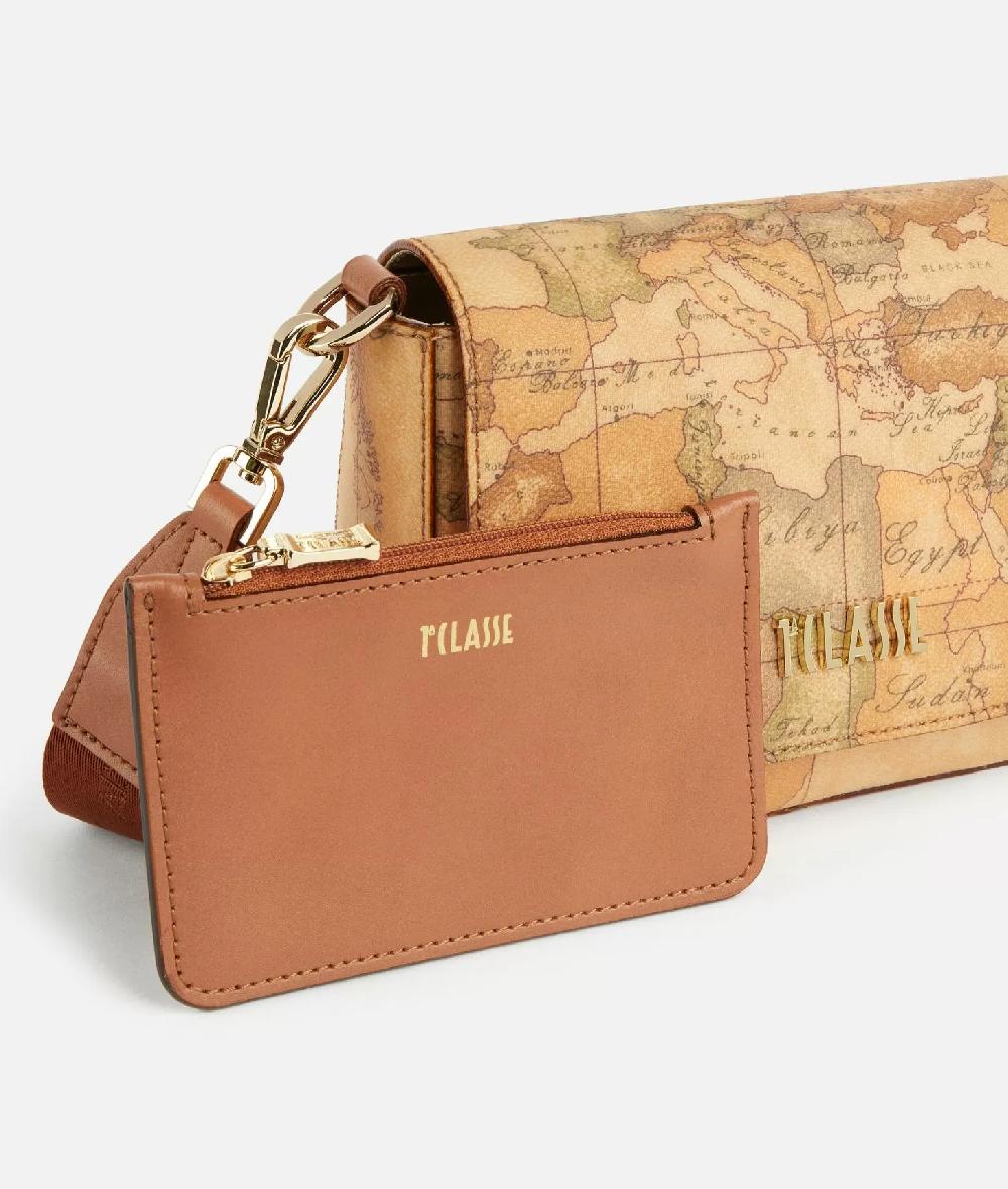 Alviero martini 1a classe Borsa a tracolla in tessuto stampa Geo Classic Naturale Online