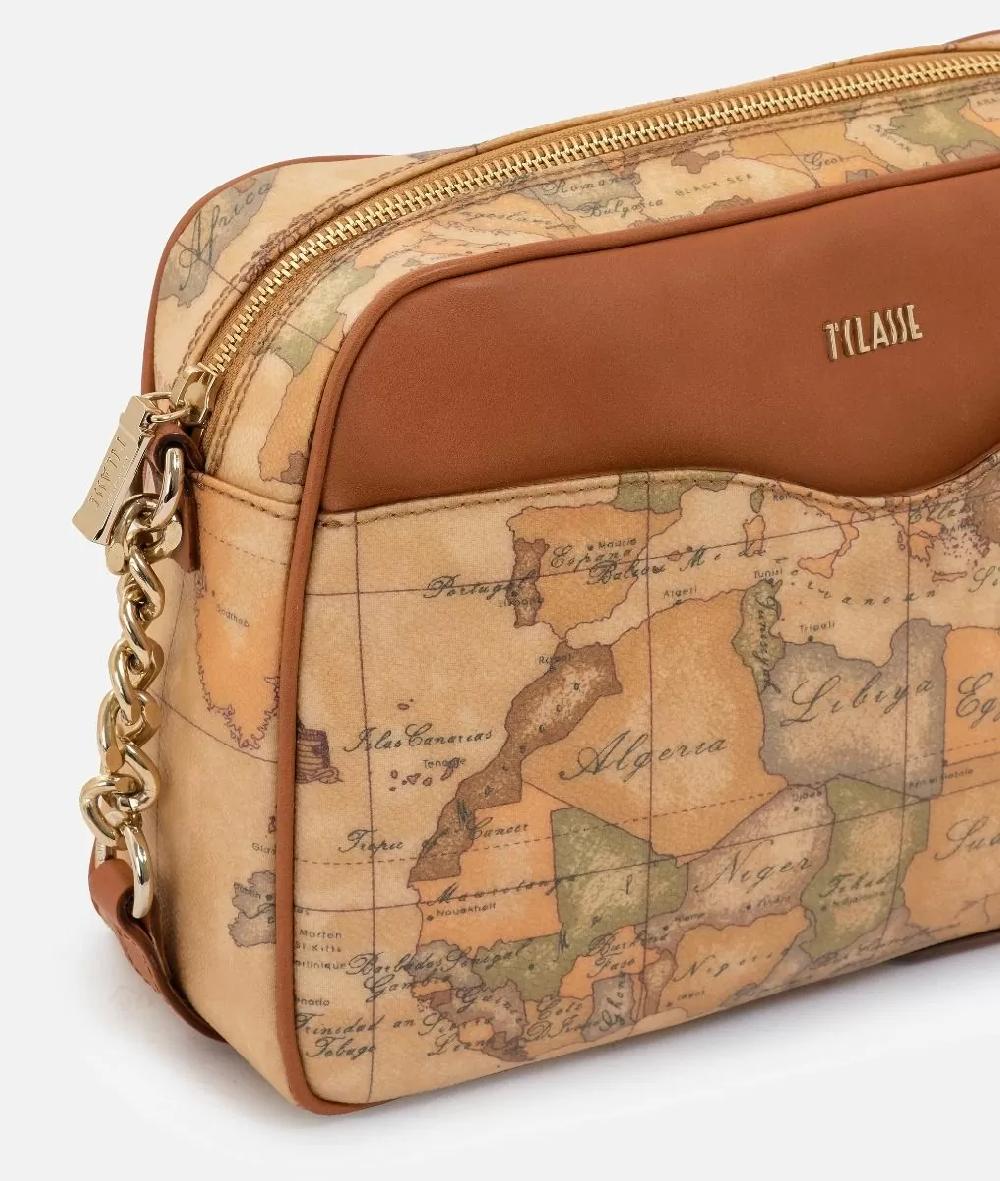 Alviero martini 1a classe Geo Classic borsa a tracolla grande In Vendita