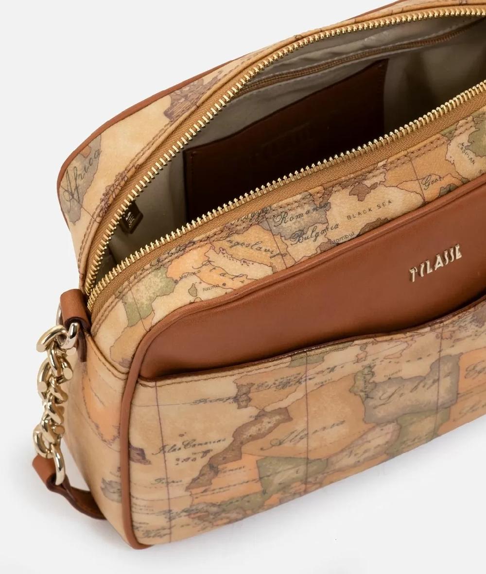 Alviero martini 1a classe Geo Classic borsa a tracolla grande In Vendita