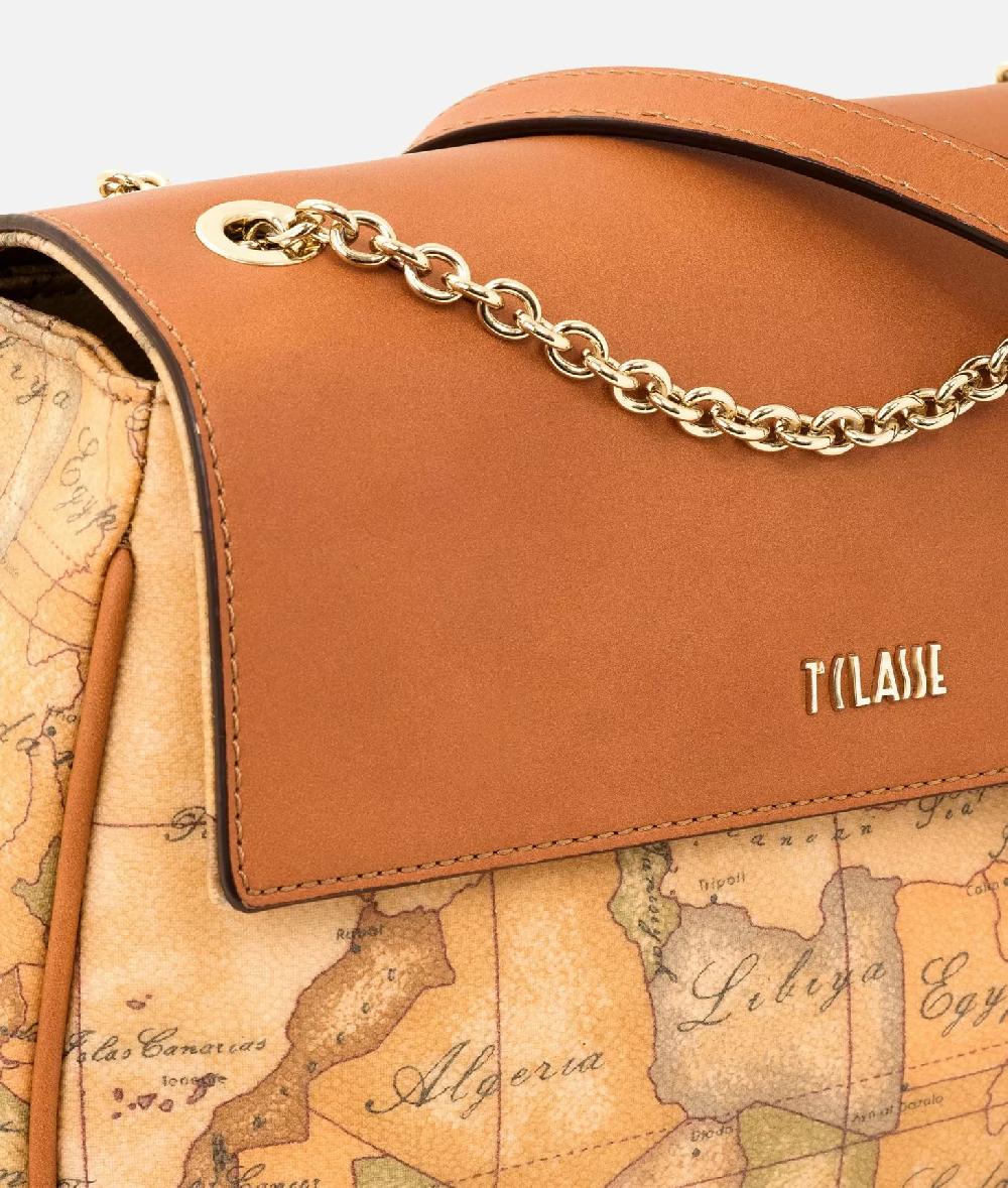 Alviero martini 1a classe Geo Classic Borsa mini con battente in pelle Saldi