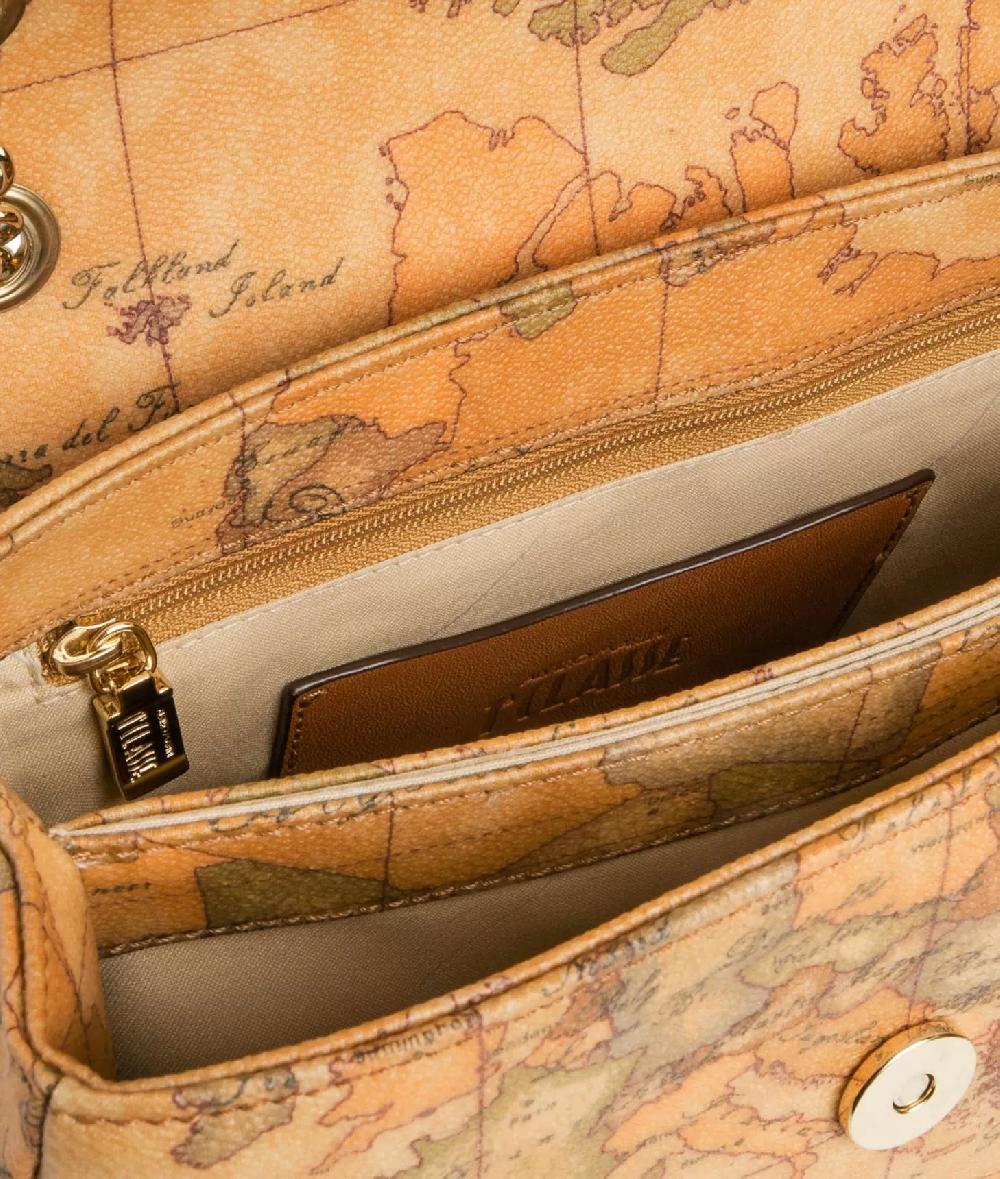Alviero martini 1a classe Geo Classic Borsa mini con battente in pelle Saldi