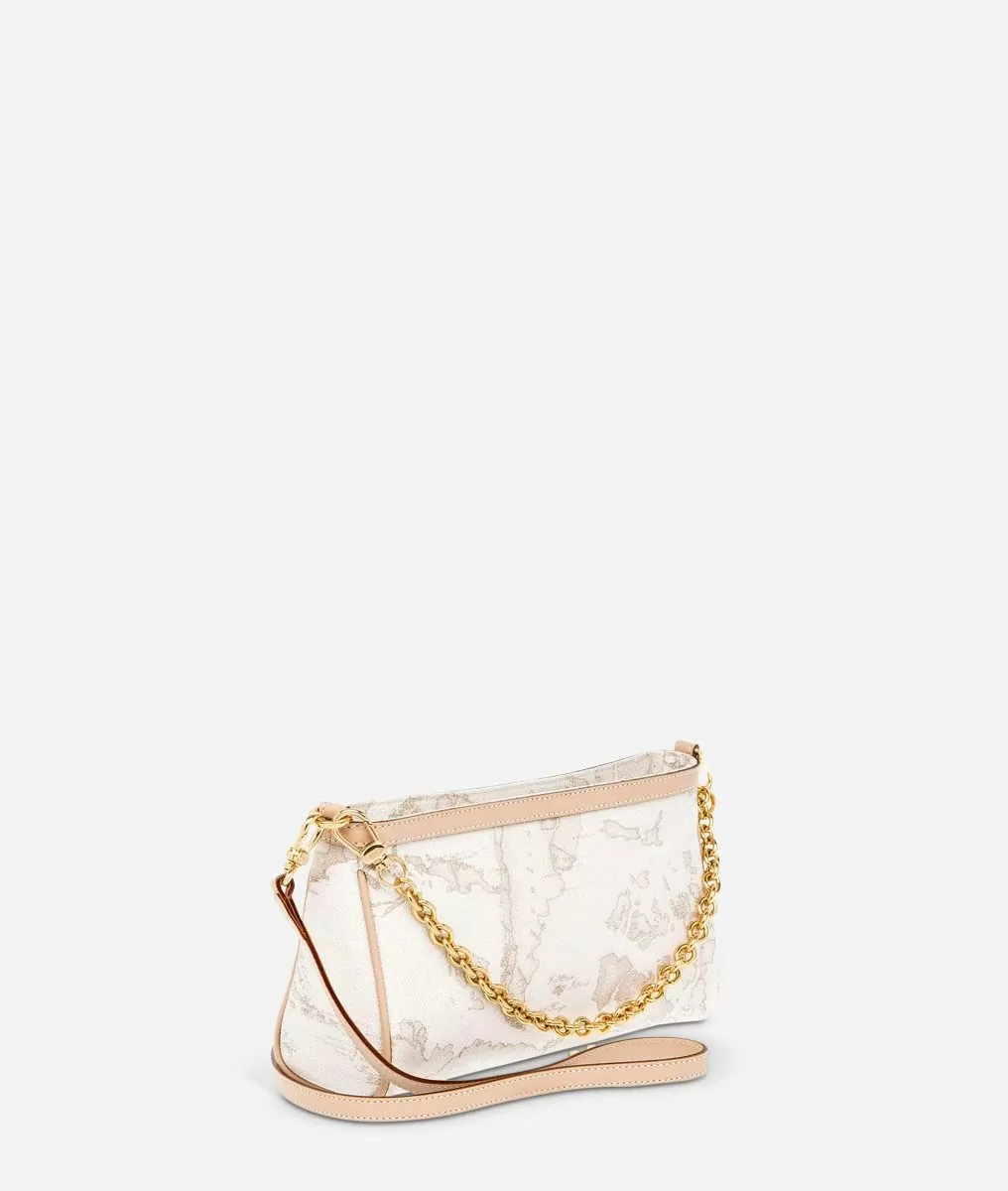 Alviero martini 1a classe Geo White Borsa mini a tracolla Saldi Di Fabbrica