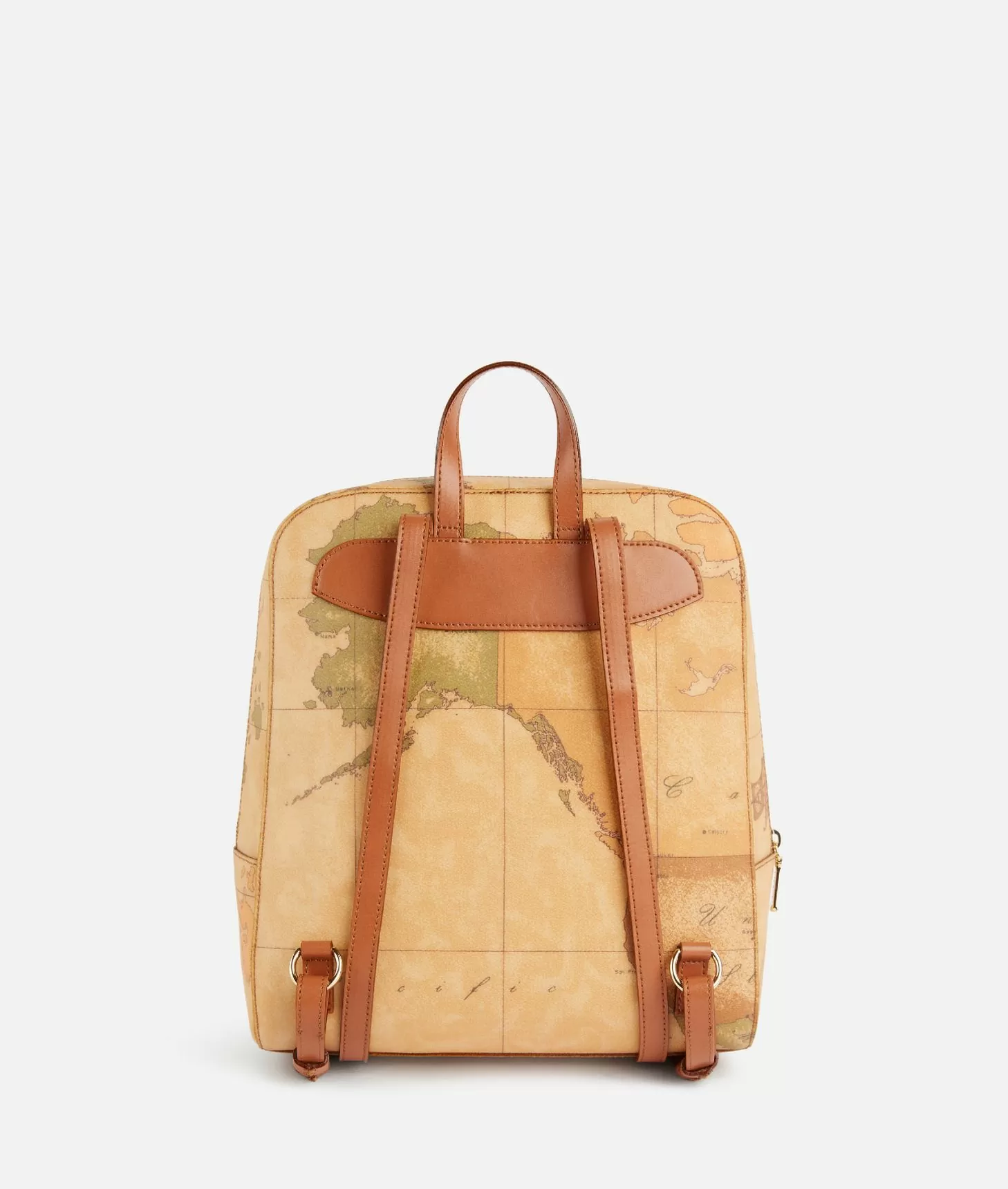 Alviero martini 1a classe Zaino in tessuto stampa Geo Classic Naturale Moda
