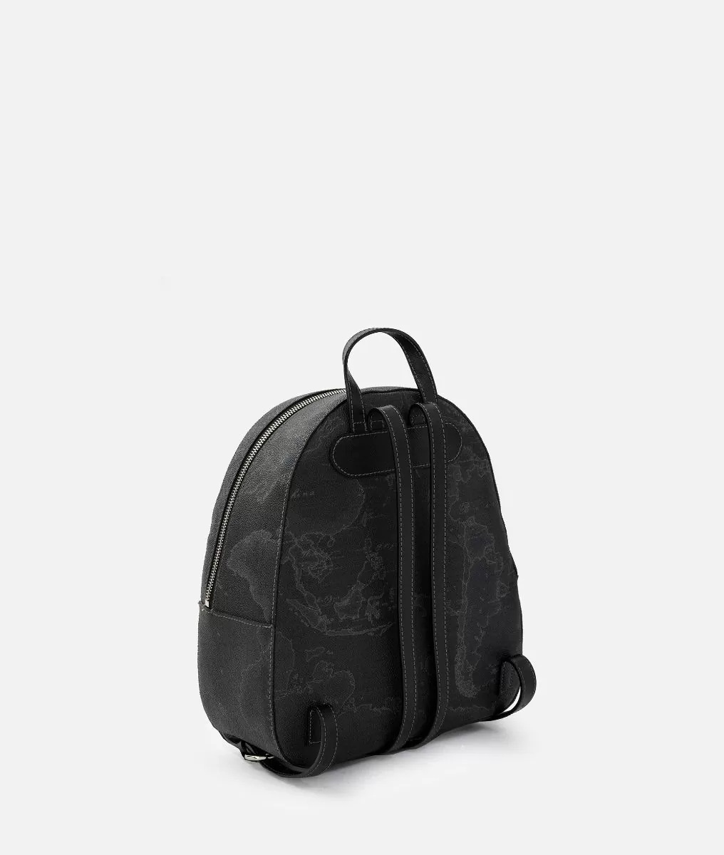 Alviero martini 1a classe Geo Black zaino con inserti frontali in pelle 2025