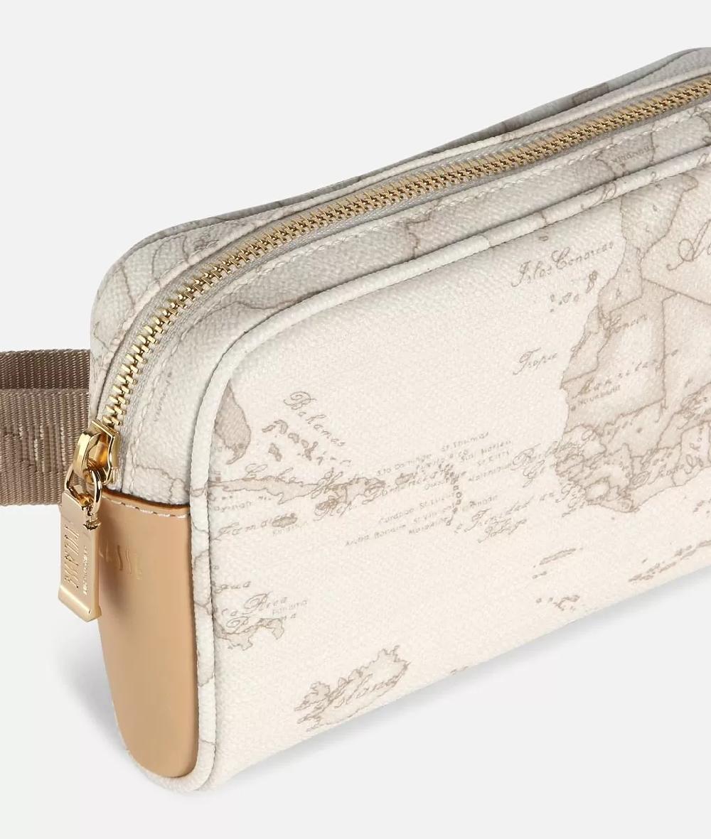 Alviero martini 1a classe Geo White Marsupio con cintura a nastro Nuovo
