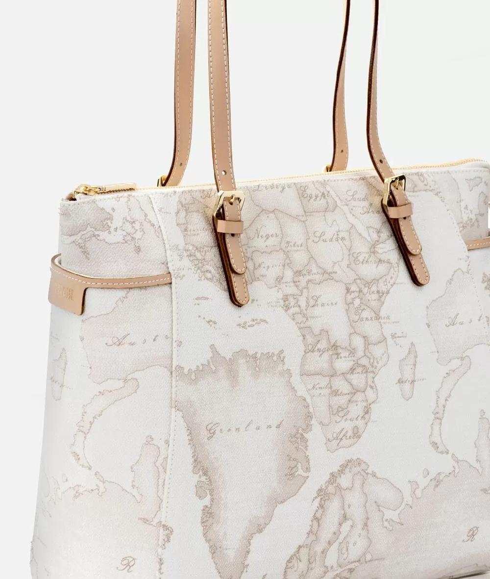 Alviero martini 1a classe Geo White tote bag grande Sconto