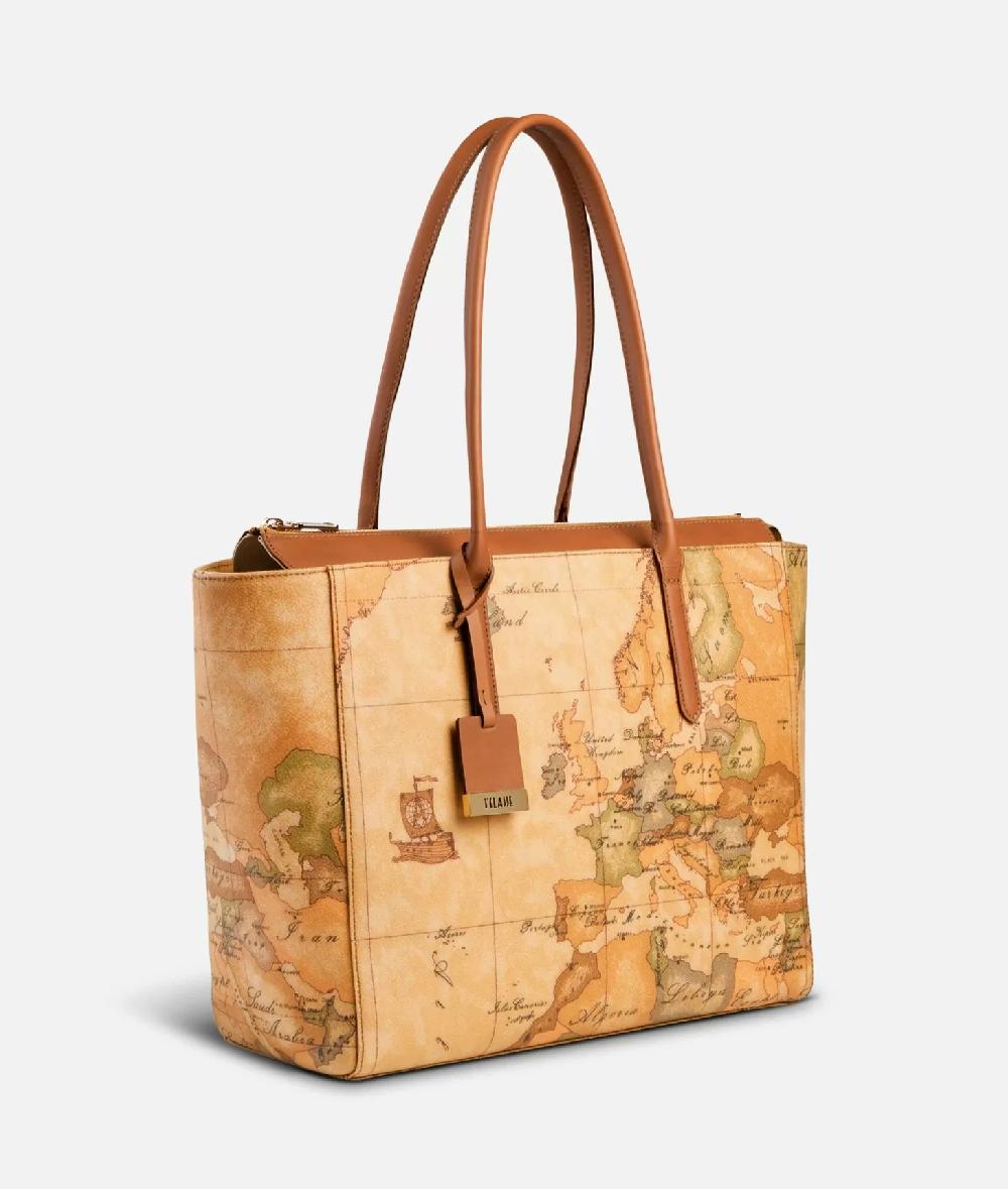 Alviero martini 1a classe Geo Classic Borsa shopping grande Economico
