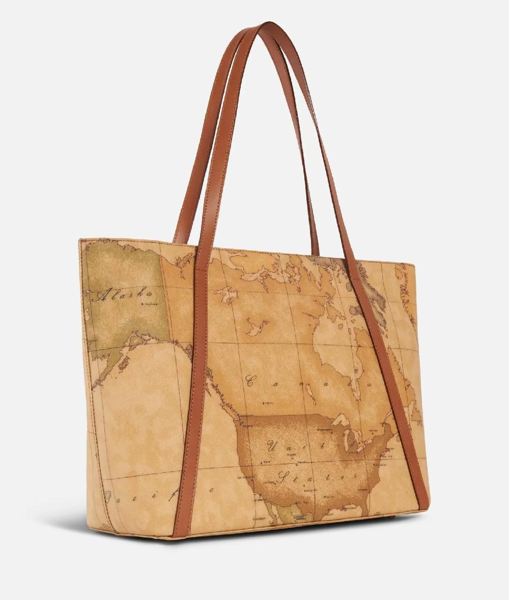 Alviero martini 1a classe Geo Classic Shopping bag con borchiette grande Outlet