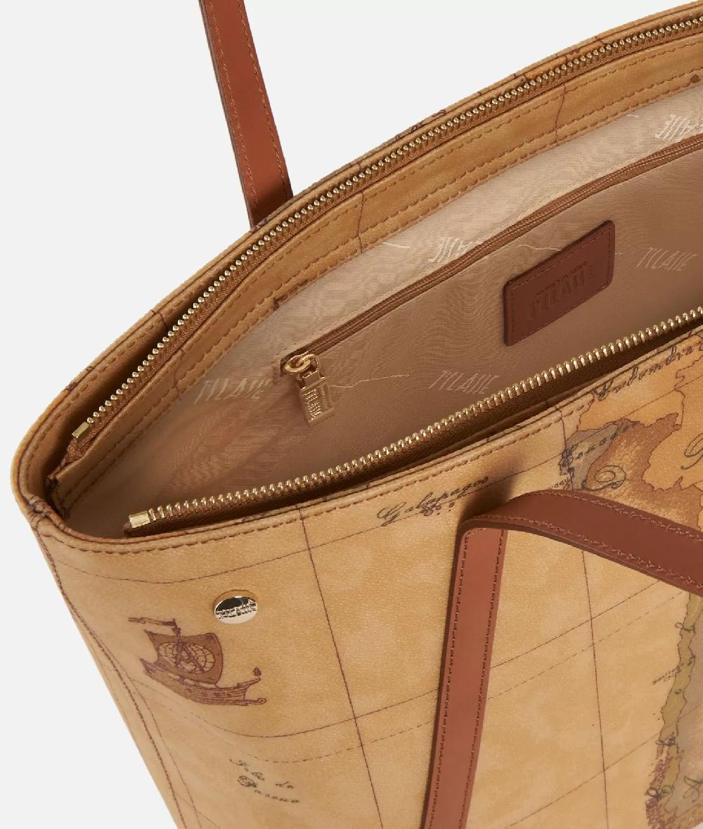 Alviero martini 1a classe Geo Classic Shopping bag con borchiette grande Outlet