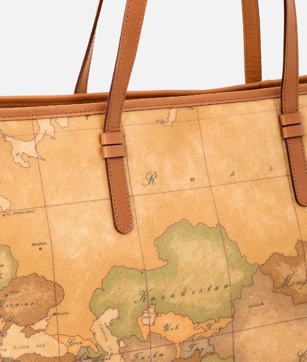 Alviero martini 1a classe Geo Classic Borsa shopping maxi con zip In Vendita