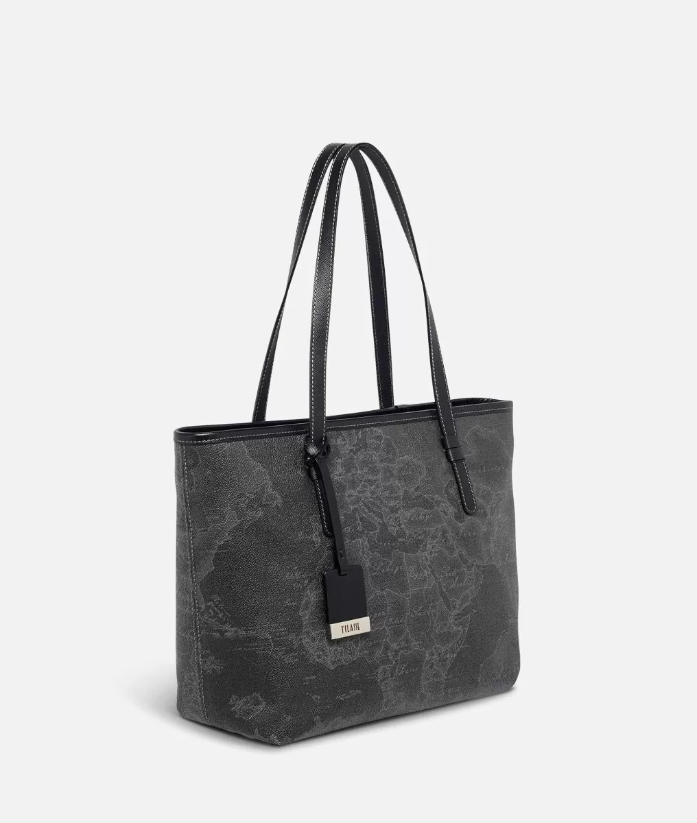 Alviero martini 1a classe Geo Black Borsa shopping media Vendite stagionali