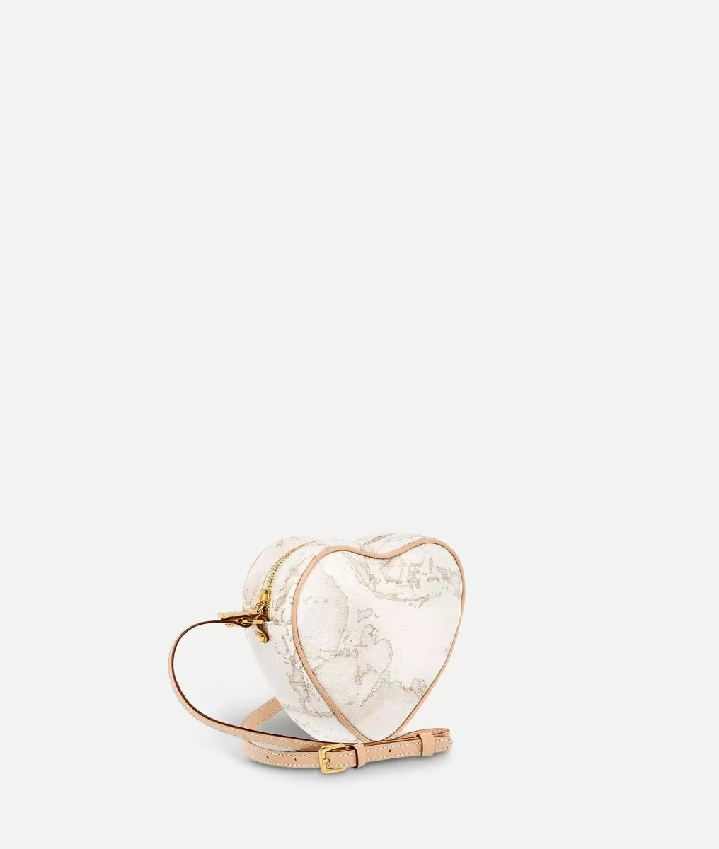 Alviero martini 1a classe Geo White Mini tracolla a cuore Offerta natalizia