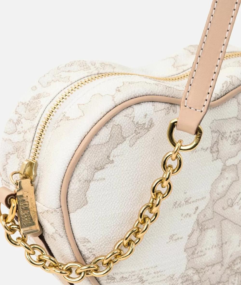 Alviero martini 1a classe Geo White Mini tracolla a cuore Offerta natalizia