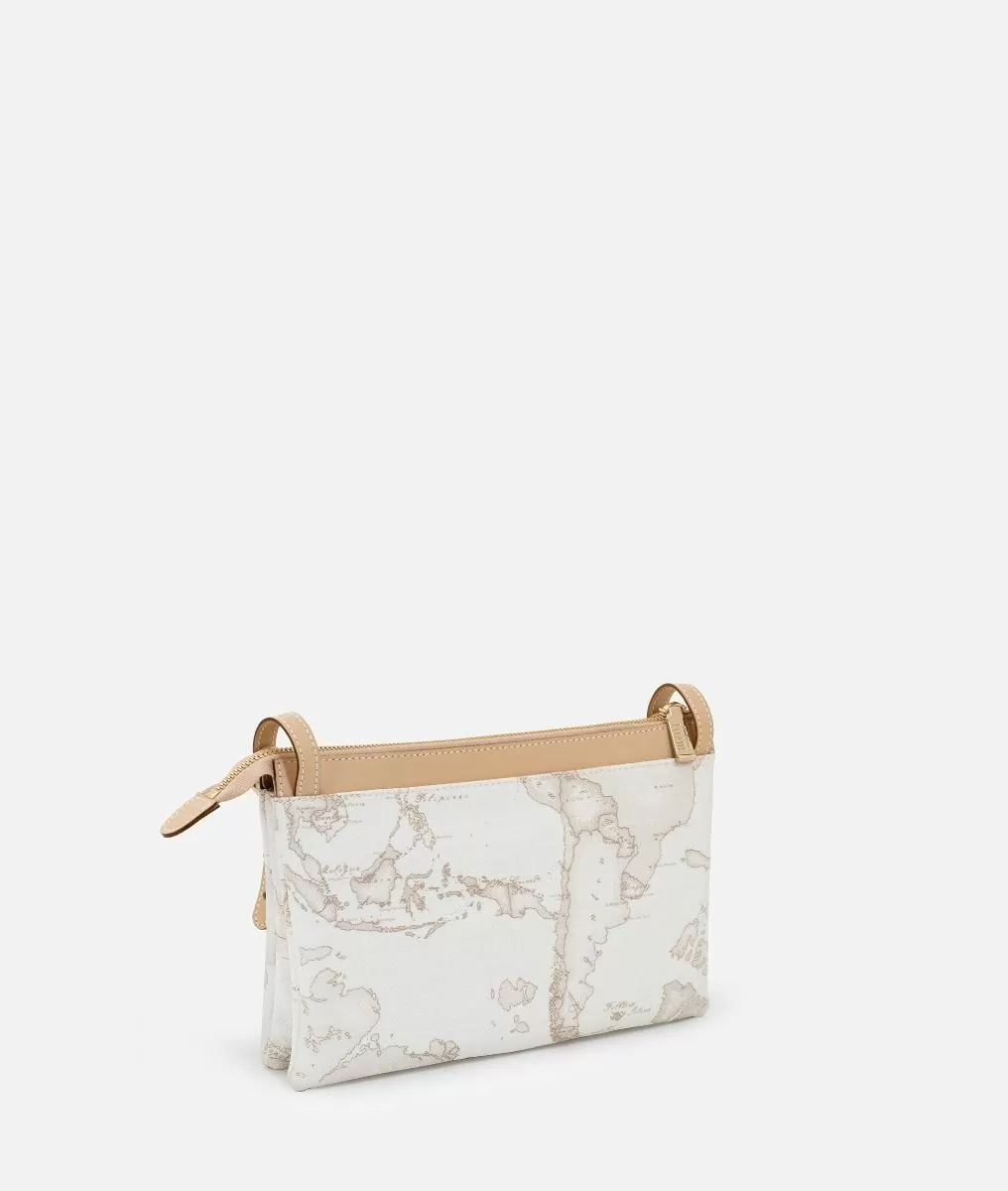 Alviero martini 1a classe Geo White borsa a tracolla media Offerte esclusive