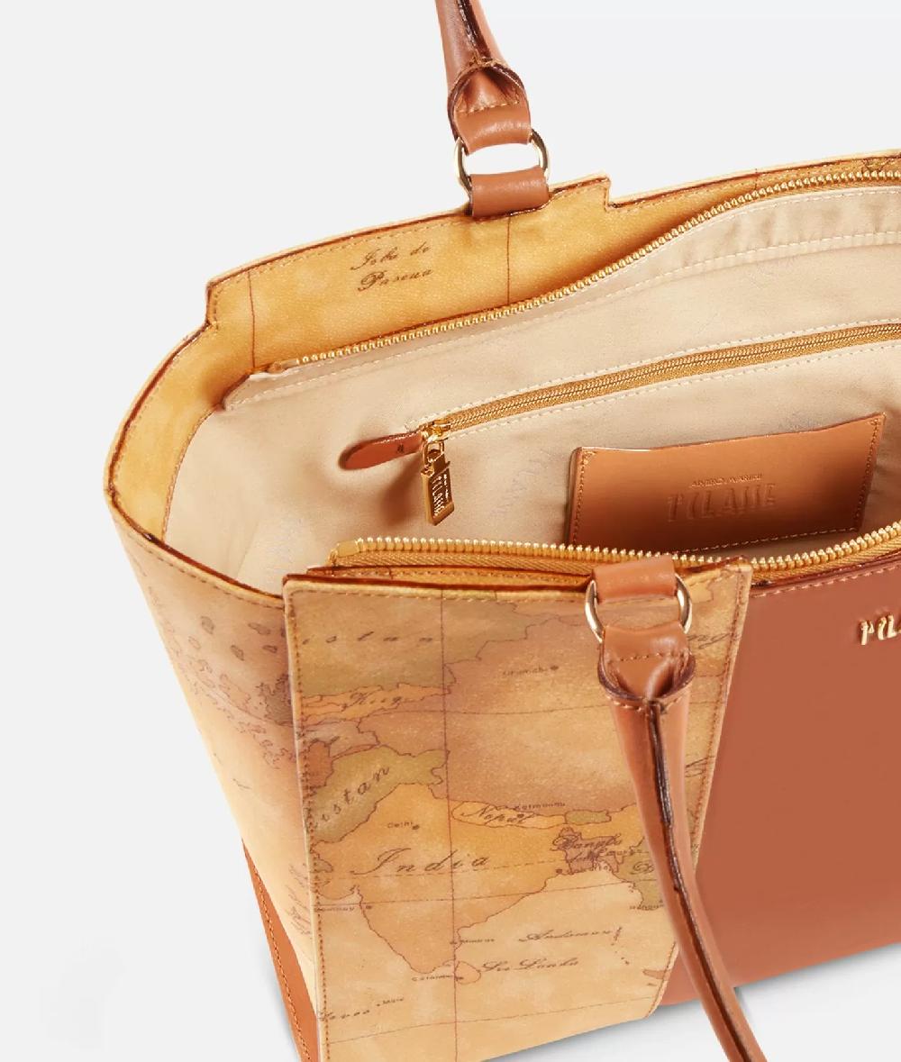 Alviero martini 1a classe Geo Classic Borsa shopping con banda centrale Super Saving Price