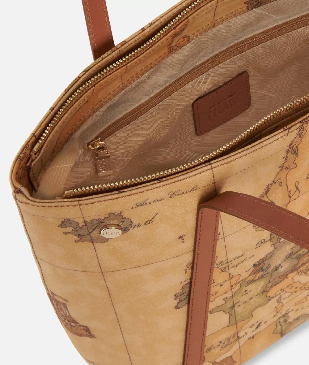 Alviero martini 1a classe Geo Classic Shopping bag con borchiette media Ritorno libero