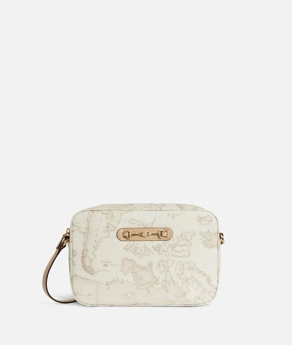 Alviero martini 1a classe Geo White tracolla reporter Fino al 50% di sconto