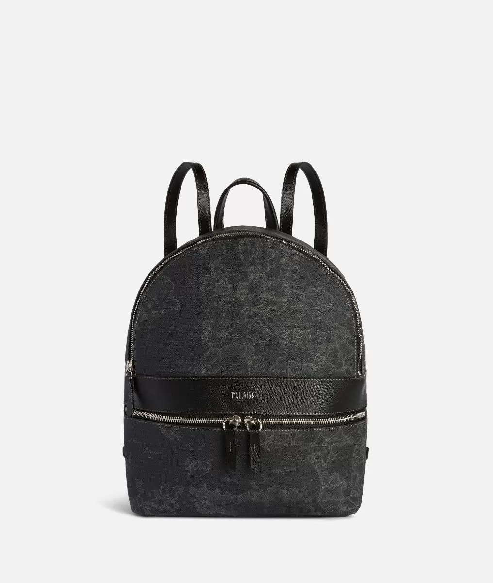 Alviero martini 1a classe Geo Black zaino medio con logo 1A Classe Solo un giorno rimasto