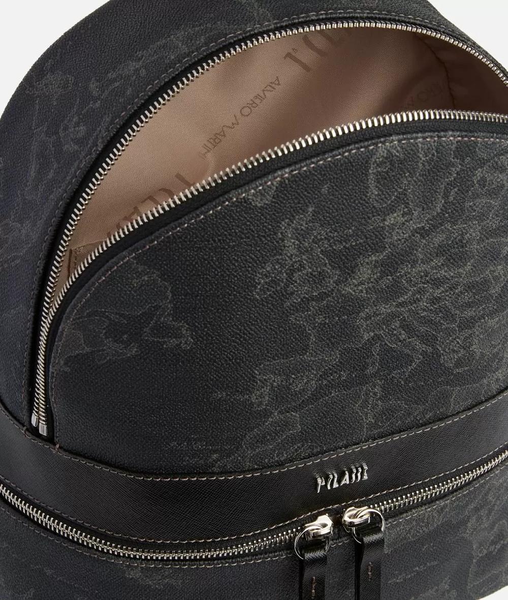 Alviero martini 1a classe Geo Black zaino medio con logo 1A Classe Solo un giorno rimasto
